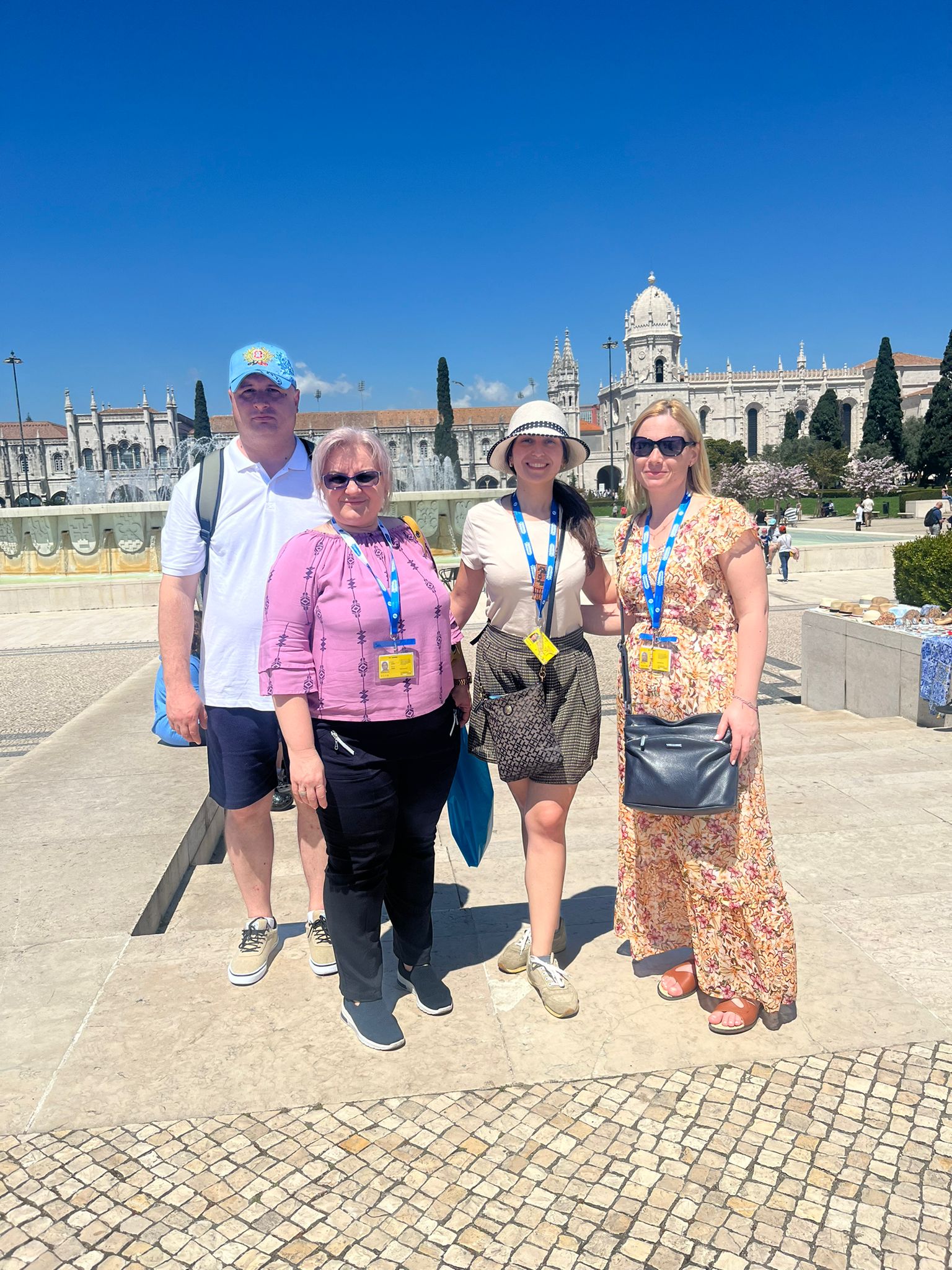 Young travellers exploring Lisbon